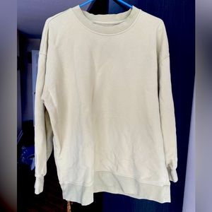 Lululemon Perfectly Oversized Sweater - Light Yellow, Size 8